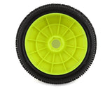 TZO Tires 202 1/8 Buggy Pre-Glued Tire Set (Yellow) (4) (Super Soft)