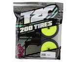 TZO Tires 402 1/8 Buggy Pre-Glued Tire Set (Yellow) (4) (Super Soft)