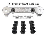 MOD Everlast Aluminum Adjustable Hinge Pin Block w/machined MOD Delrin Inserts Losi / TLR 3.0 / 2.0 / 1.0