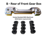 MOD Everlast Aluminum Adjustable Hinge Pin Block w/machined MOD Delrin Inserts Losi / TLR 3.0 / 2.0 / 1.0