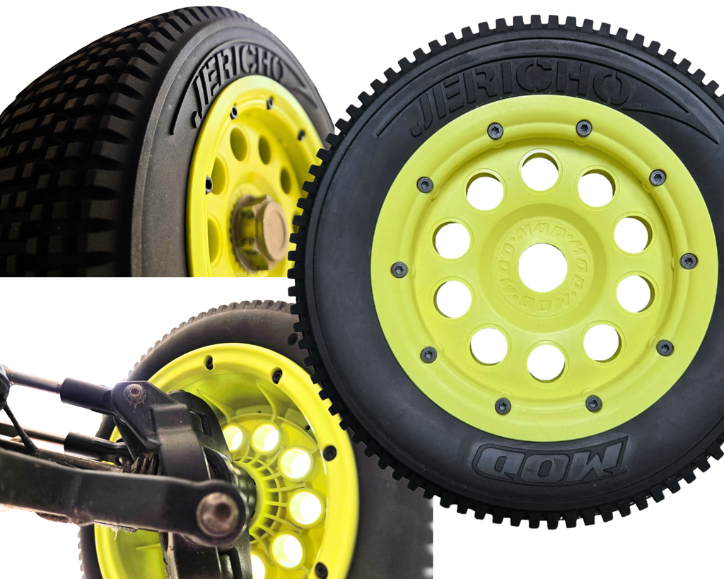 MOD Race Armor Bead Lock Wheels 5ive T 1.0 / 2.0 - Yellow