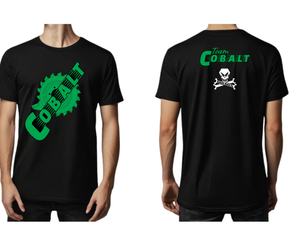 OFFICIAL Team Cobalt Battling Robot T-Shirt - Black