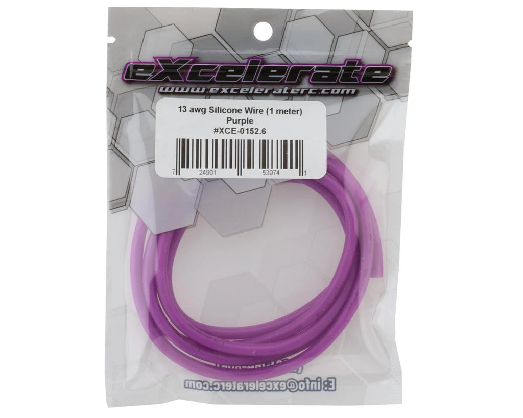 eXcelerate Silicone Wire (Purple) (1 Meter) (13AWG) - XCE-0152.6