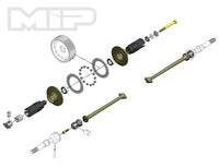 MOD / MIP Bi-Metal Lightweight Pin Drive Drive Kit, 67mm, AE B6/6.1 #17090