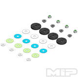 #19050 - MIP Bypass1™ Pistons, 8-Hole Set, 16mm, Kyosho MP9 / MP10 1/8th