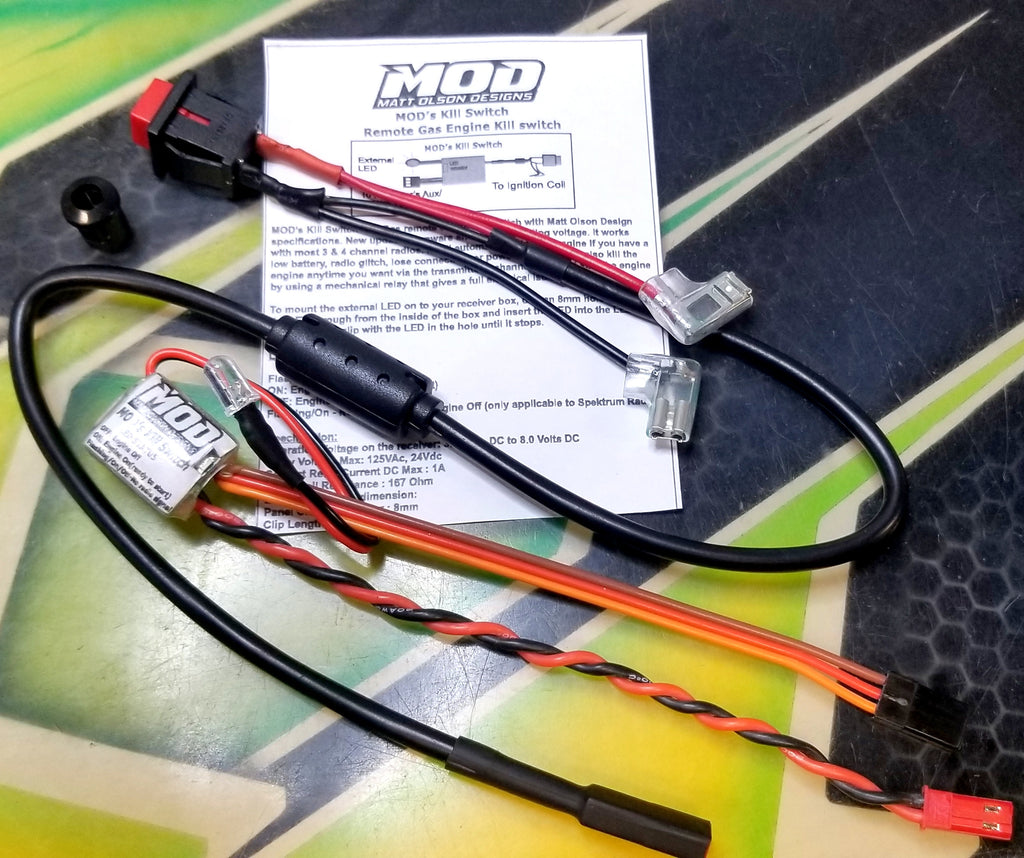 Racing Kill Button MOD 5th Scale Gas Racing Kill Switch Aux Button Kill #19930 | Matt ...