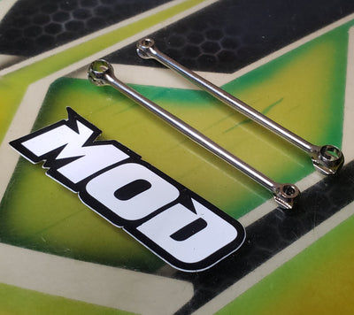 MOD AE / TLR Buggy Skinny Shiny Puck Bones B7/75mm Long Arm /22x-4 Rear Arm Mod (2)  #21533