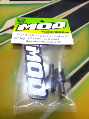 MOD TLR 22x-4 Center 7075 Alum Puck Outdrives (2) #20505