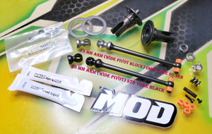 MOD AE B6.4 / B6.3 Feather Weight Ball Diff Puck Kit 7075 Alum - 73/75mm Arm Compatible - #21510