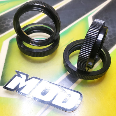 MOD V4.5-V1 Big Bore Shock Adjustment Collar - Sharp Knurl (4) #21602