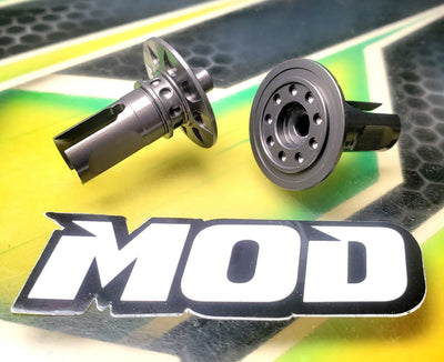 MOD AE 7/6 2wd Series Aluminum Puck Feather Weight Ball Diff Outdrives (2)- #21511