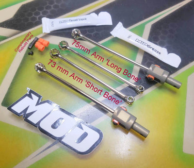 MOD AE B6.4/.3 Lightweight Gear Diff Puck System 69mm bone / 73/75 mm Arm Compatible #21535 (Replaces #21530)