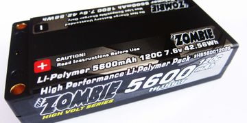 5600 Mah 120C 7.6V High Voltage Shorty Team Zombie