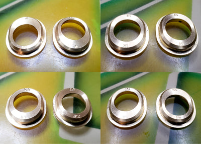 +10 Gram Brass : Team Associated 6 Series Differential Height Inserts