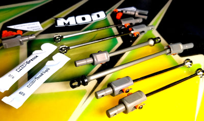 MOD Team Associated B74.2 /.1 Bi- Metal / Skinny Bone Puck System Complete F/C/R #19950