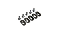 Engine Mount Insert and Screws 19T, Black (5): 5ive-T 2.0 (fits 62T spur)