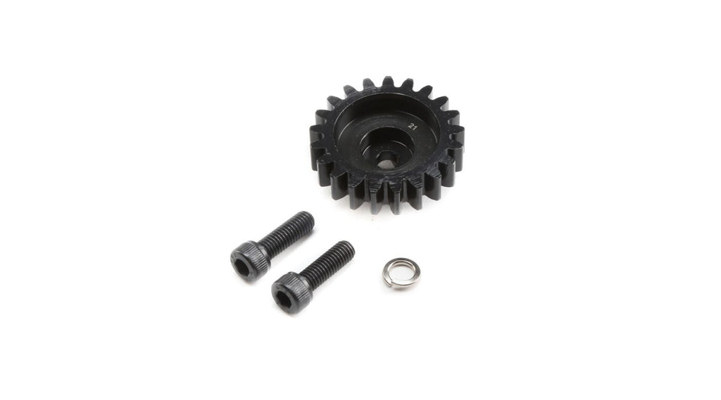 Pinion Gear and Hardware, 21T, 1.5M: 5ive-T 2.0 (LOS352007)