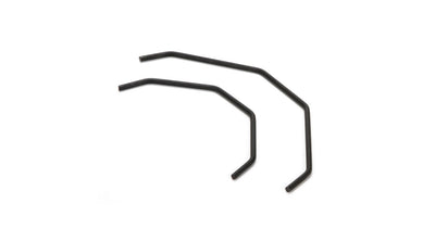 Front and Rear Sway Bar Set, 4.8mm: 5T, MINI WRC (LOS354000)
