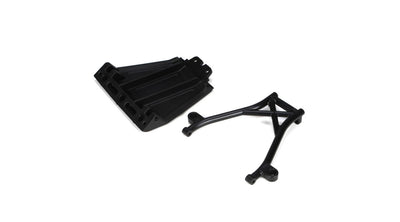 Front Skid Plate, Bumper Brace & Spacers: 5IVE-T 1.0 / 2.0 (LOSB2574)