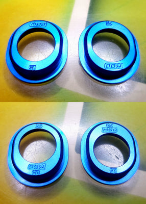 1.5 & .5/2.5 MOD 7075-T6 Aluminum Team Associated 6 Series Differential Height Inserts