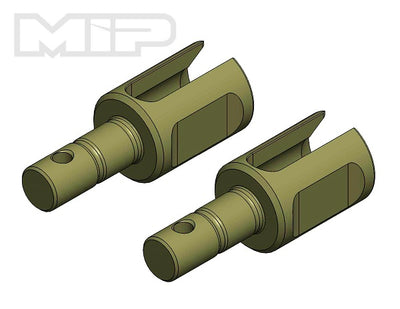 Aluminum Gear Diff Outdrives, AE B64, MIP Puck (2), #17011