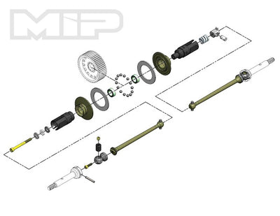 MIP Bi-Metal Super Diff™, 13.5 Drive Kit, TLR 22 5.0 / 4.0 #17060