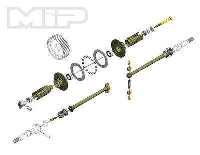17.5 MIP Puck Drive System, 67mm, AE B6 #17130