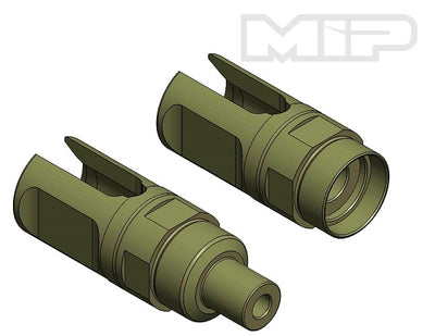 2-Piece Aluminum MIP Puck Outdrive Cups, M/F 2wd #17132