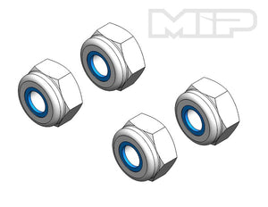 M3 x .5mm Aluminum Locknut (4), #99111