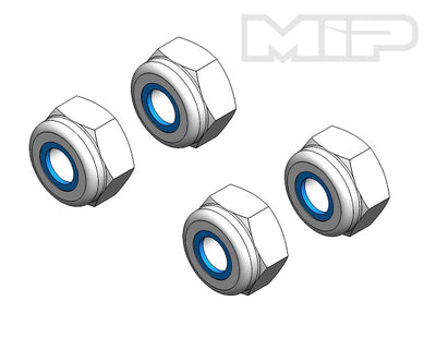 M3 x .5mm Aluminum Locknut (4), #99111