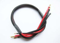 5 mm Braided Charge Leads - Black